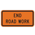 Reflective Aluminum Sign - Diamond Grade Reflective Aluminum Road Work Ahead Sign